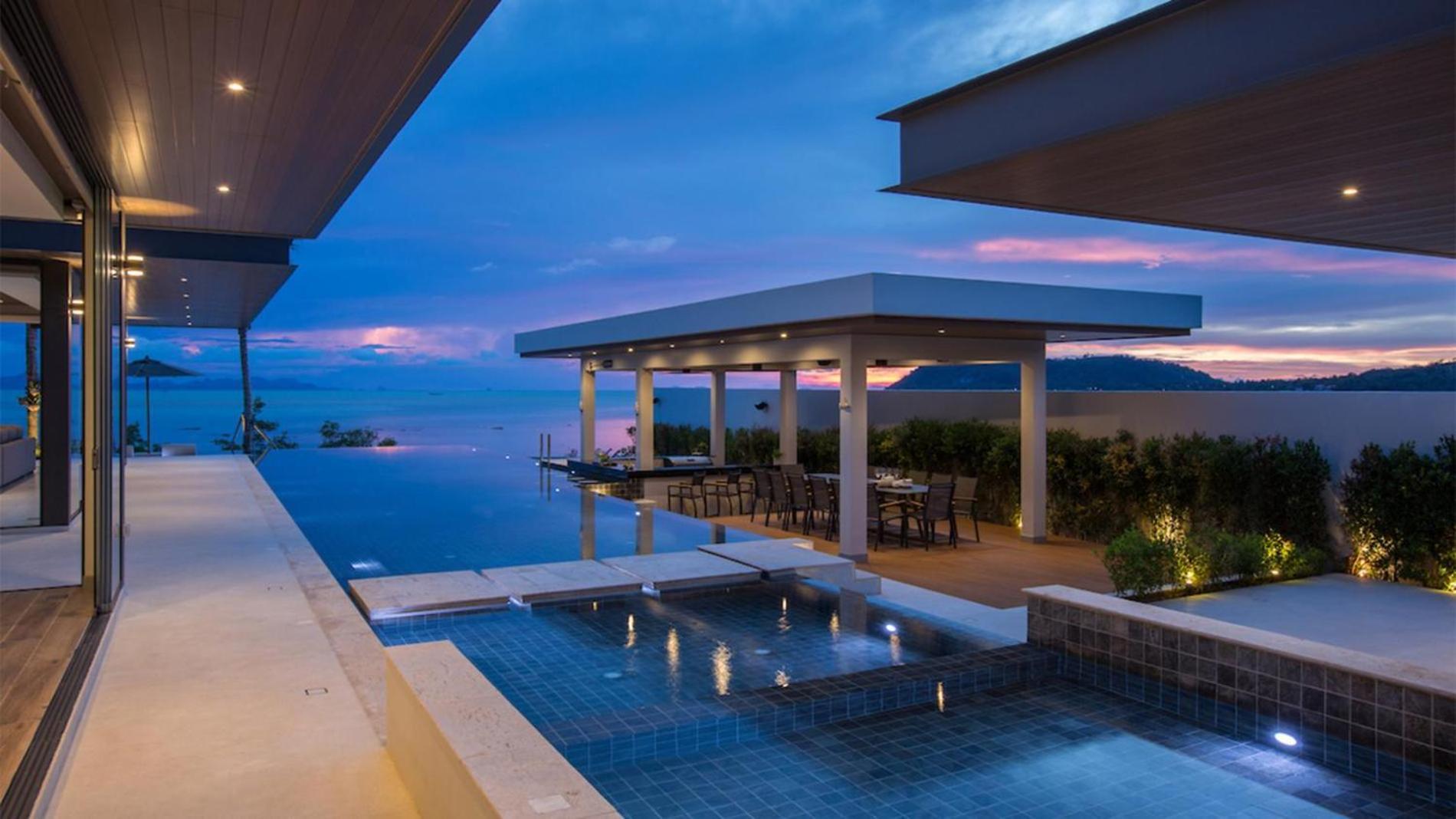 Exclusive Sea Renity A Beachfront Villa Retreat Sleeps 12 Adults And 6 Kids Laem Sor Exterior foto